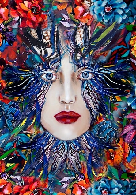 obraz Maggie Piu, Medusa Kwiaty 2, 60x90 cm, giclee.jpg