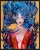 plakat Maggie Piu, Aoi Neko II, 40x50 cm, rama basic czarna 42x52 cm.jpg