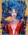 plakat Maggie Piu, Aoi Neko II, 40x50 cm, rama alu srebrna 41x51 cm.jpg