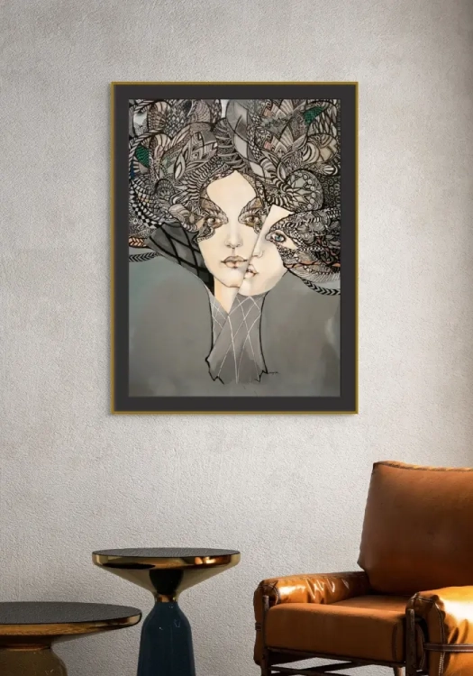 Mistrsz i Małgorzata 2 70x100, black passe-partout.webp