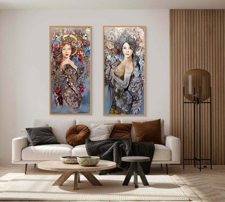 madame butterfly gold 70x150 cm technika mieszana maggie piu wiato 1-siostra tygrysicy grey 70x150 cm technika mieszana maggie piu.jpg