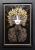 Lady Gorudo II-Q, 60x90 cm, technika mieszana, wooden black-gold frame, black wall.jpg