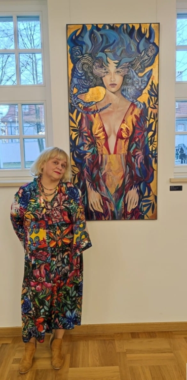 Maggie i Aoi Neko - na wystawie.jpg