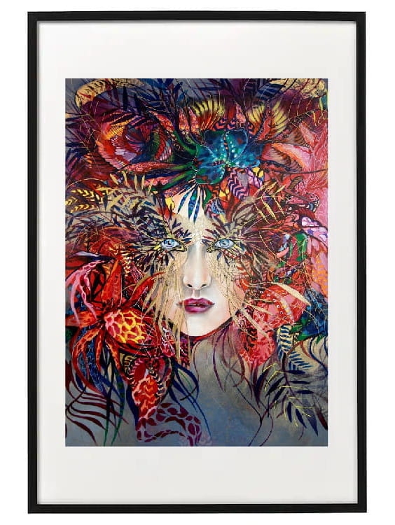 plakat maggiepiu Medusa-Gold1 w ramie basic z passe-partout.JPG