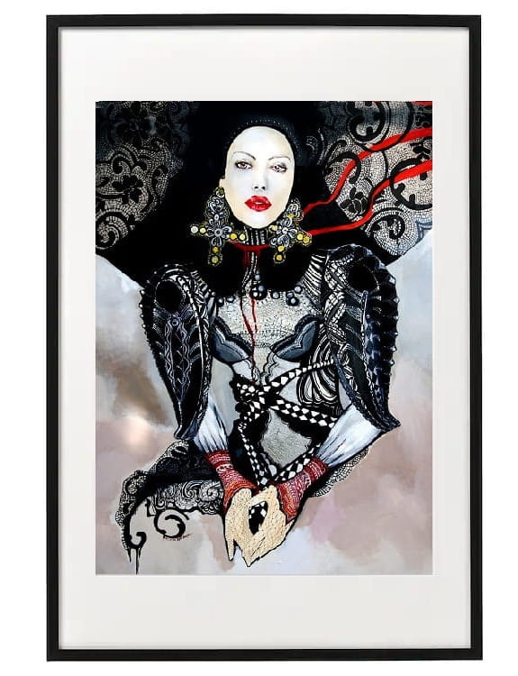 plakat maggiepiu Anna Bolena w ramie basic z passe-partout.jpg