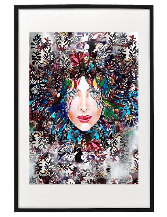 plakat maggiepiu Blue Velvet w ramie basic z passe-partout.JPG