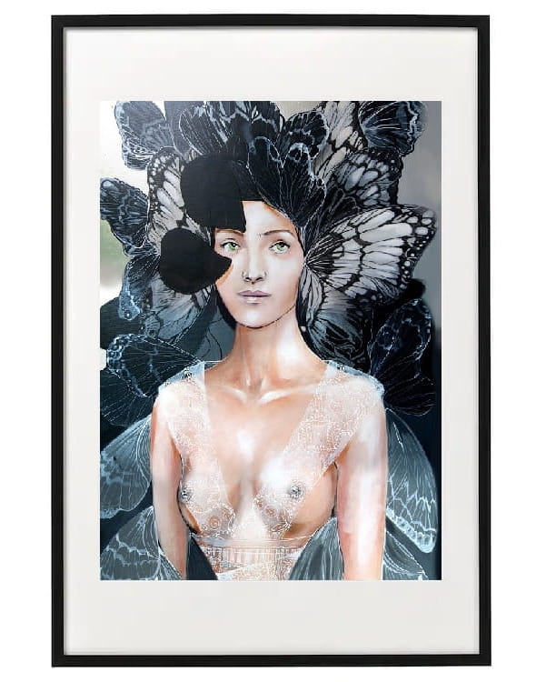 plakat maggiepiu Freewolna Butterfly w ramie basic z passe-partout.jpg