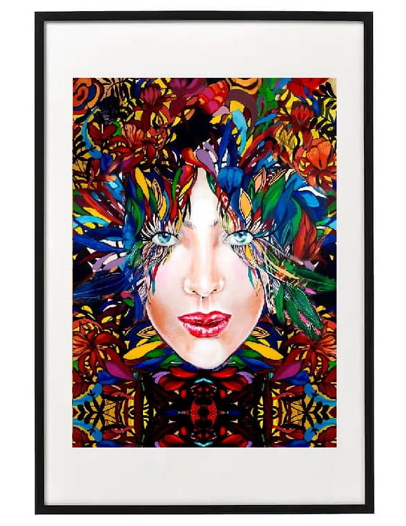 plakat maggiepiu Medusa-Gold3 w ramie basic z passe-partout.JPG