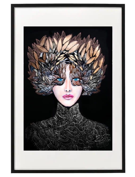 Lady Gorudo Copper w ramie basic 63x93, plakat 50x70 cm.jpg