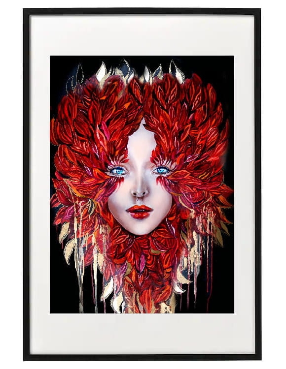 plakat maggiepiu Medusa Miłość w ramie basic 62x92 cm z passe-partout.JPG
