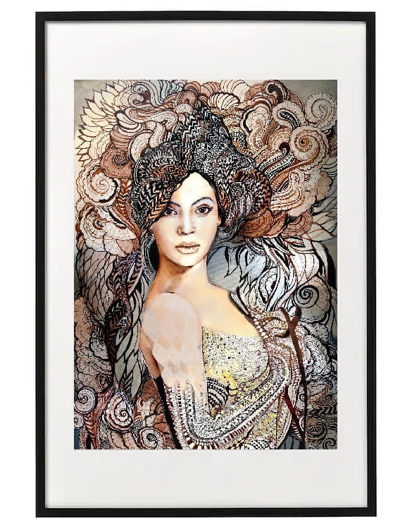 plakat maggiepiu Madame Butterfly B Decor w ramie basic z passe-partout.jpg.jpg