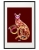 plakat maggiepiu Kizia w bordowym w ramie basic 62x92 cm z passe-partout.JPG