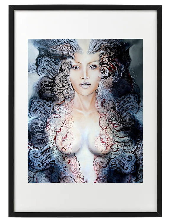 plakat Maggie Piu, Freewolna Carmen Koronka, 40x50 cm, rama basic 52x72.jpg