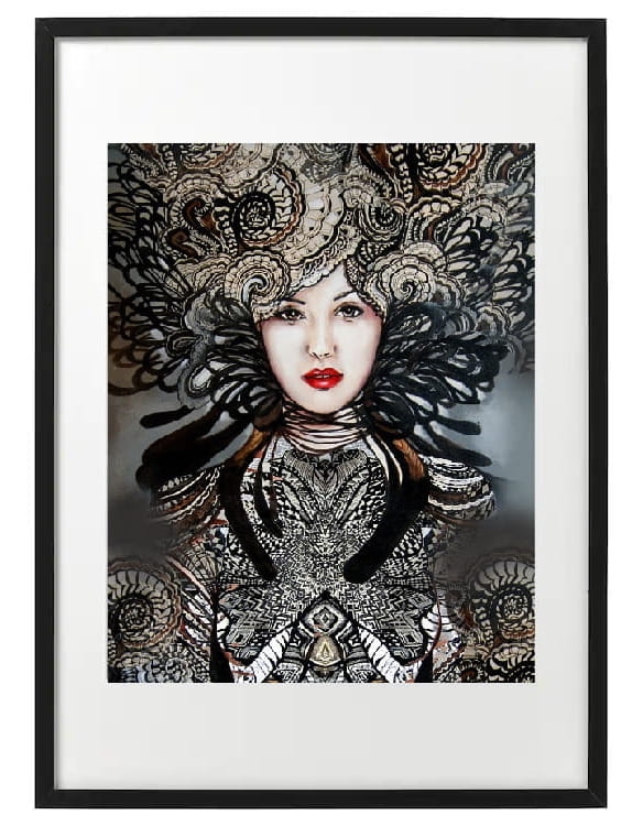 Caligo 40x50 w ramie 50x70 cm.jpg