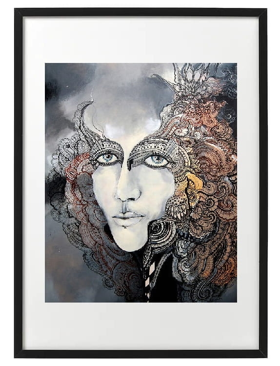 plakat Maggie Piu, Anna B., 40x50 cm, rama basic 52x72.jpg