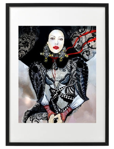 plakat Maggie Piu, Anna Bolena, 40x50 cm, rama basic 52x72.jpg