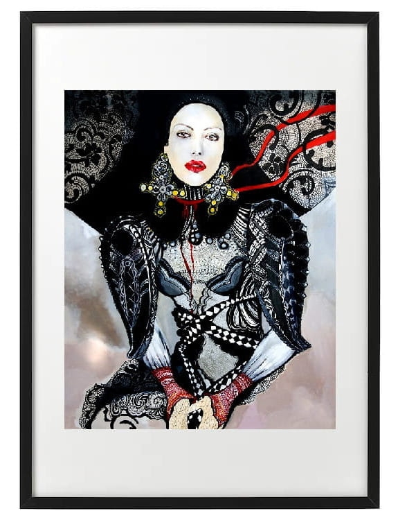 plakat Maggie Piu, Anna Bolena, 40x50 cm, rama basic 52x72.jpg