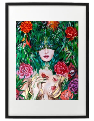 plakat Maggie Piu, Chloris, 40x50 cm, rama basic 52x72.jpg