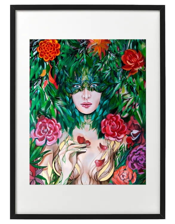 plakat Maggie Piu, Chloris, 40x50 cm, rama basic 52x72.jpg