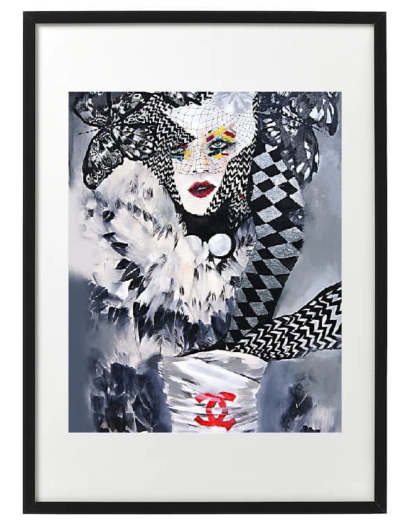 plakat Maggie Piu, Coco Fashion Games, 40x50 cm, rama basic 52x72.jpg