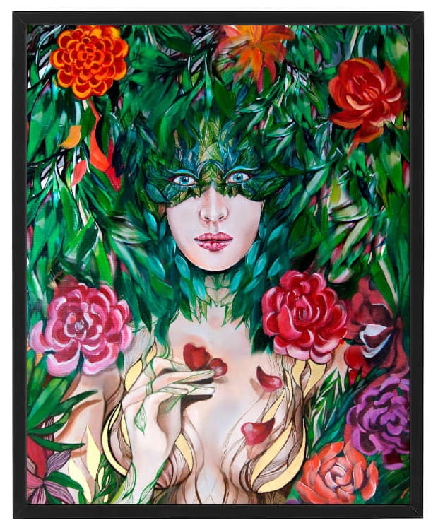 plakat Maggie Piu, Chloris, 40x50 cm, rama basic czarna 42x52 cm.jpg