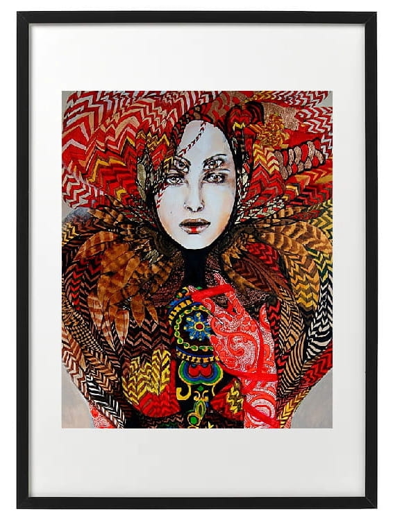 plakat Maggie Piu, Elektra, 40x50 cm, rama basic 52x72.jpg