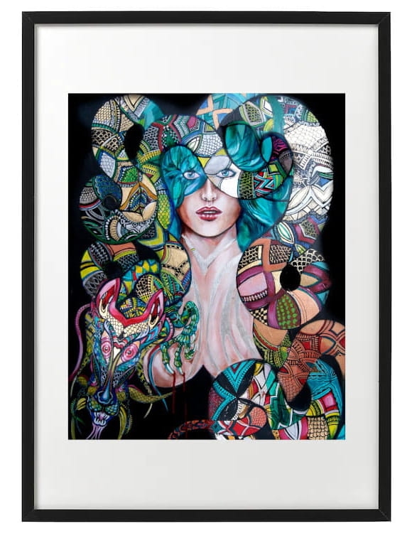 plakat Maggie Piu, Kiedy Twój Smok kocha Cię za bardzo, 40x50 cm, rama basic 52x72.jpg