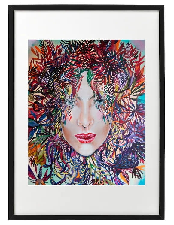 plakat Maggie Piu, Medusa Kolor 2, 40x50 cm, rama basic 52x72.jpg