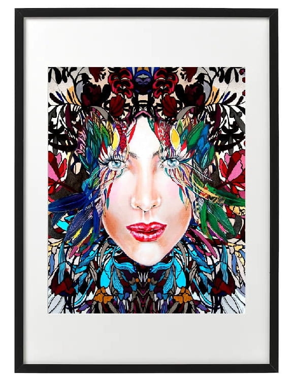 plakat Maggie Piu, Medusa Kolor 5, 40x50 cm, rama basic 52x72.jpg