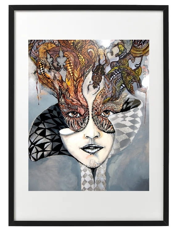 plakat Maggie Piu, Królowa Margot, 40x50 cm, rama basic 52x72.jpg