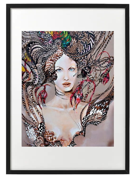 plakat Maggie Piu, Kundry 1, 40x50 cm, rama basic 52x72.jpg