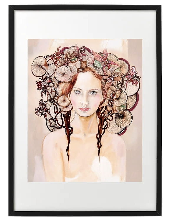 plakat Maggie Piu, Lady Anna D., 40x50 cm, rama basic 52x72.jpg
