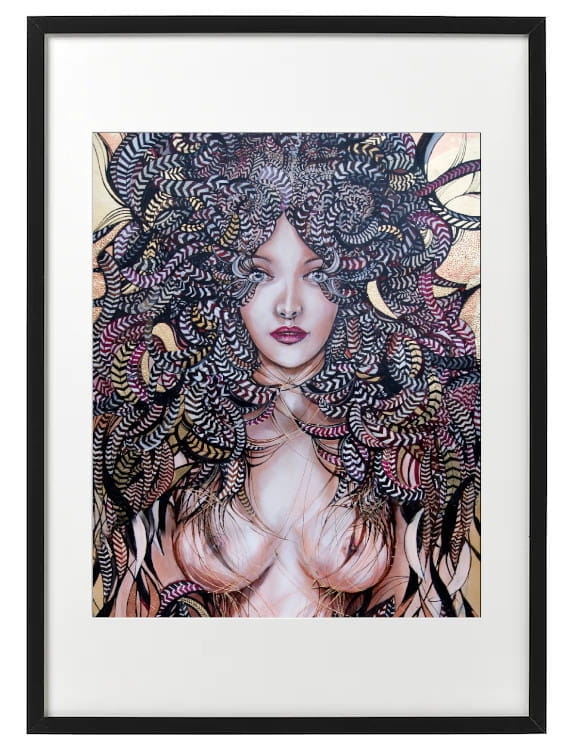 plakat Maggie Piu, Lady Mida II, 40x50 cm, rama basic 52x72.jpg