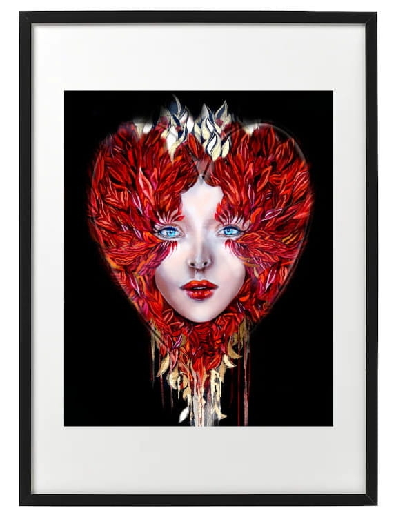 plakat Maggie Piu, Love Medusa, 40x50 cm, rama basic 52x72.jpg