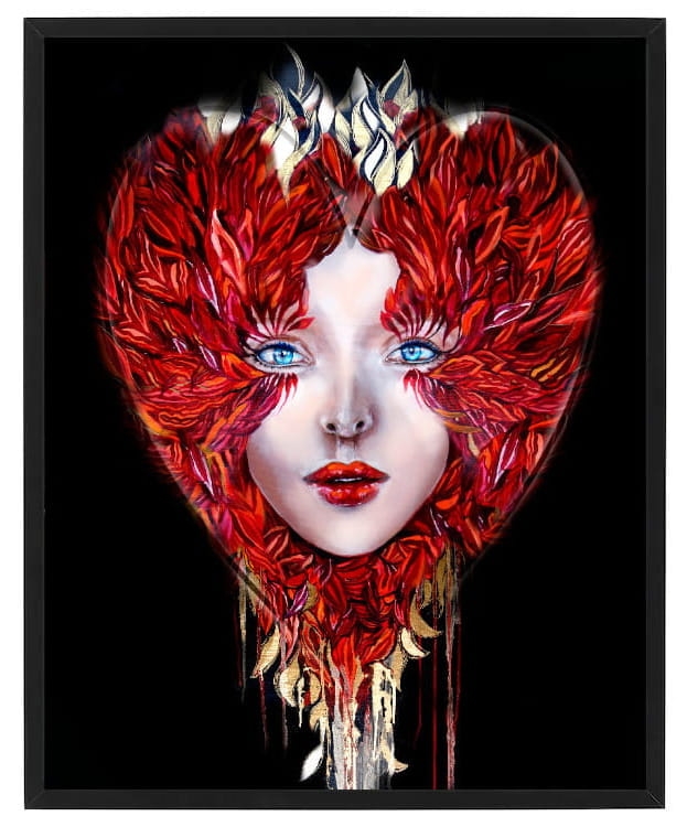 plakat Maggie Piu, Love Medusa, 40x50 cm, rama basic czarna 42x52 cm.jpg