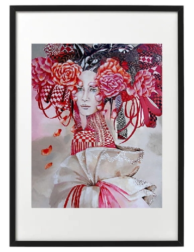 plakat Maggie Piu, Madame Butterfly, 40x50 cm, rama basic 52x72.jpg