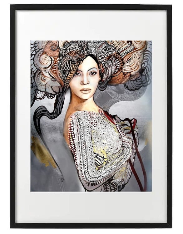 Madame Butterfly B 40x50 w ramie 50x70 cm.jpg