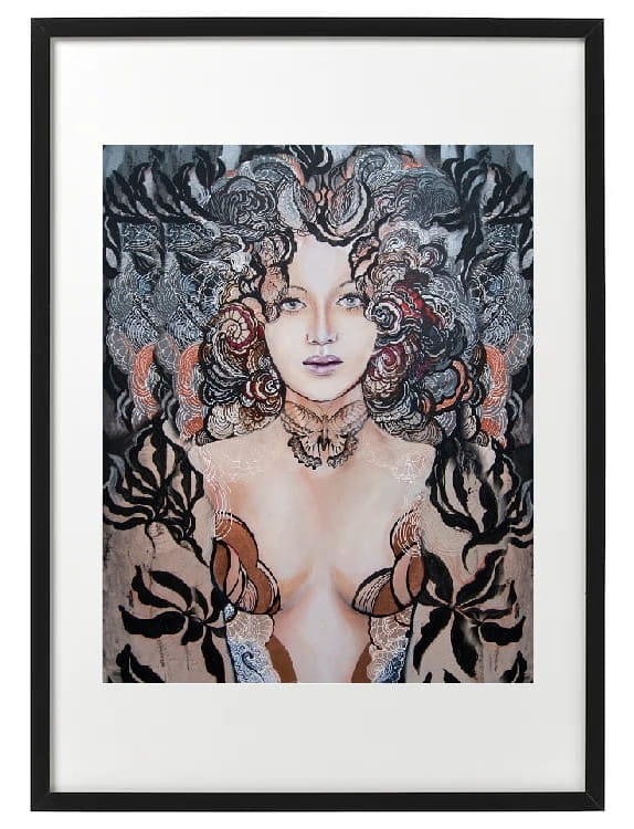 plakat Maggie Piu, Madame Hashimoto, 40x50 cm, rama basic 52x72.jpg