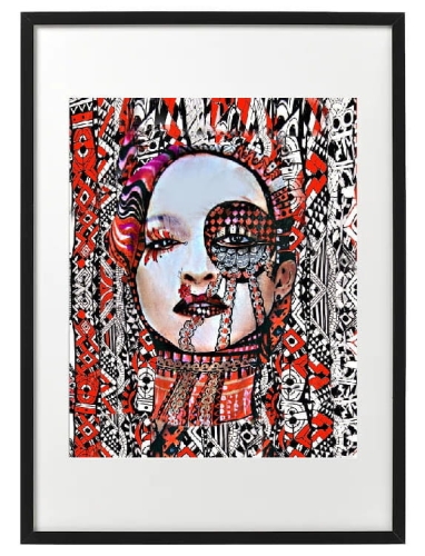 plakat Maggie Piu, Madonna, 40x50 cm, rama basic 52x72.jpg