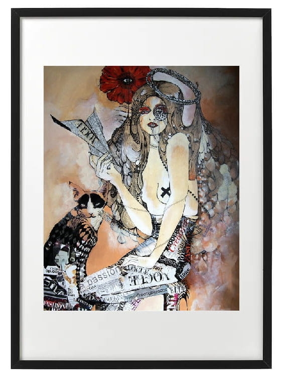 plakat Maggie Piu, Makowe Oko Opatrzności, 40x50 cm, rama basic 52x72.jpg