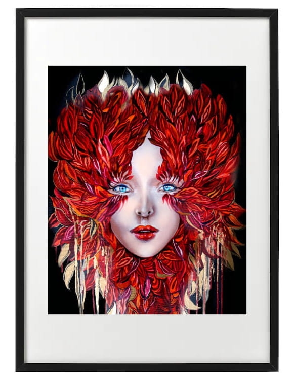 plakat Maggie Piu, Medusa Miłość, 40x50 cm, rama basic 52x72.jpg