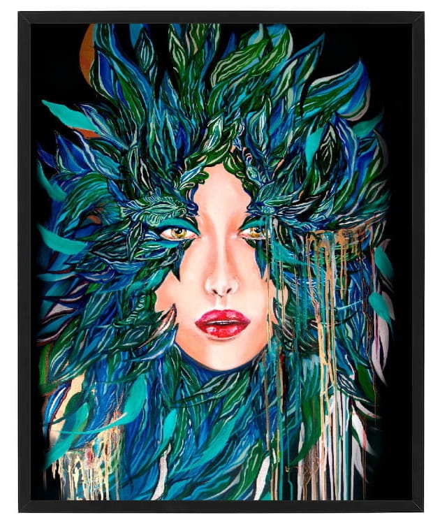 plakat Maggie Piu, Medusa Nadzieja, 40x50 cm, rama basic czarna 42x52 cm.jpg