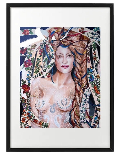 plakat Maggie Piu, Miodobranie II, 40x50 cm, rama basic 52x72.jpg