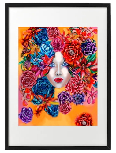 plakat Maggie Piu, Orange Raj Utracony, 40x50 cm, rama basic 52x72.jpg