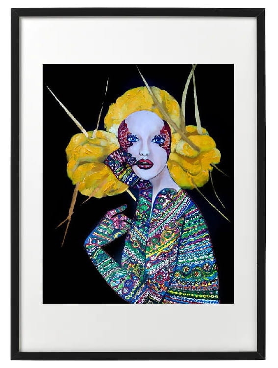 plakat Maggie Piu, Orawska Geiko II, 40x50 cm, rama basic 52x72.jpg