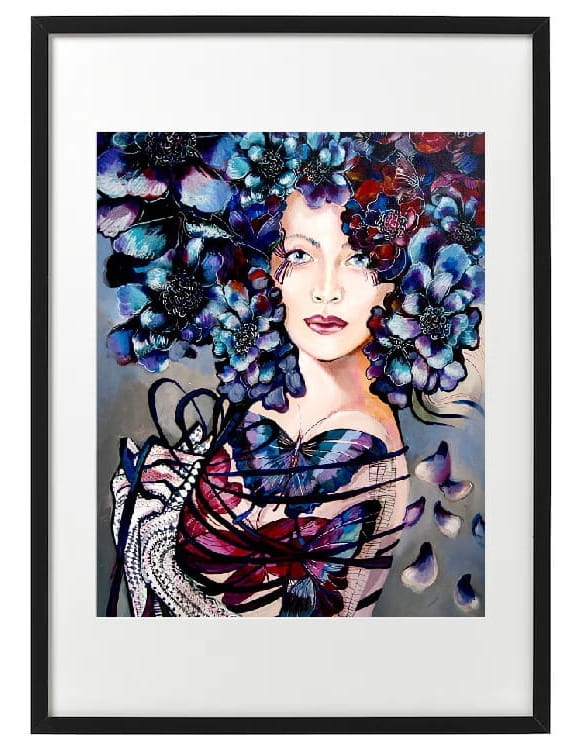 plakat Maggie Piu, Papil, 40x50 cm, rama basic 52x72.jpg