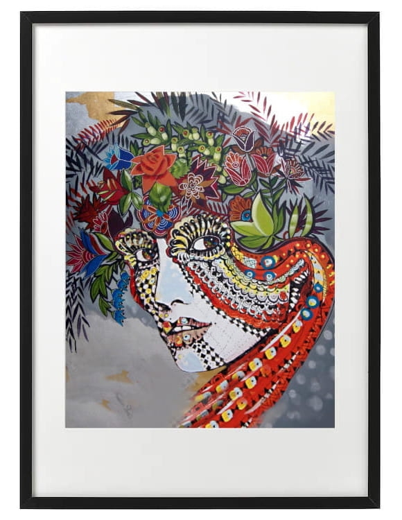 plakat Maggie Piu, Penelopa Folk, 40x50 cm, rama basic 52x72.jpg