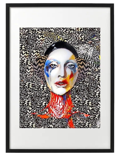 plakat Maggie Piu, Psychodelic Tosca, 40x50 cm, rama basic 52x72.jpg