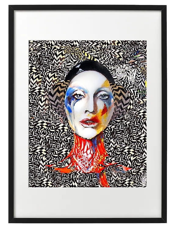 plakat Maggie Piu, Psychodelic Tosca, 40x50 cm, rama basic 52x72.jpg