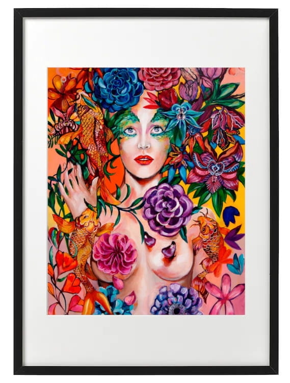 plakat Maggie Piu, Raj Utracony Ryby, 40x50 cm, rama basic 52x72.jpg